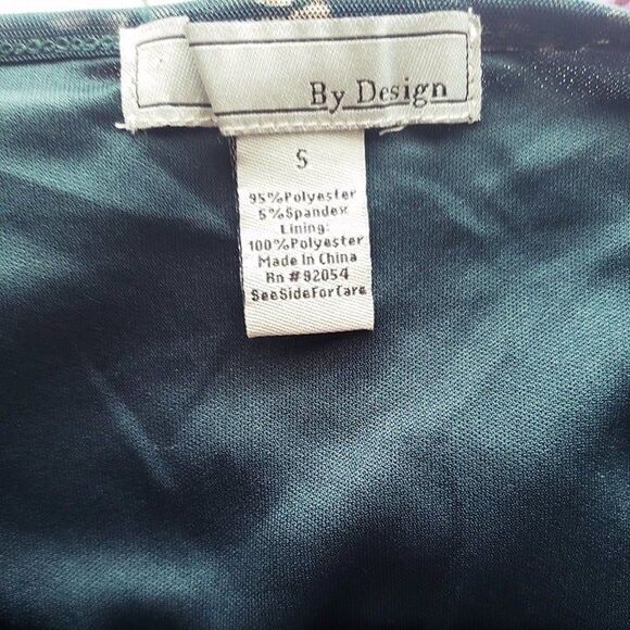 Chico by Design Long Sleeve Forest Green Floral Blouse - Picture 3 of 3